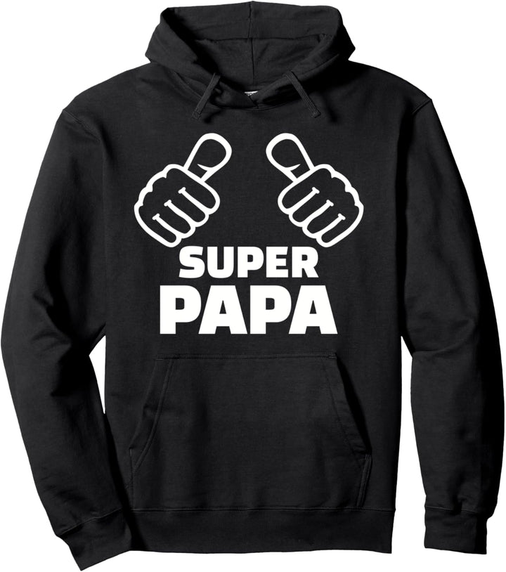 Super Papa Pullover Hoodie