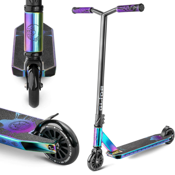 Movino Stunt Scooter Stunt Roller Kickscooter Professioneller Freestyle Roller Trick Roller ABEC 9 K