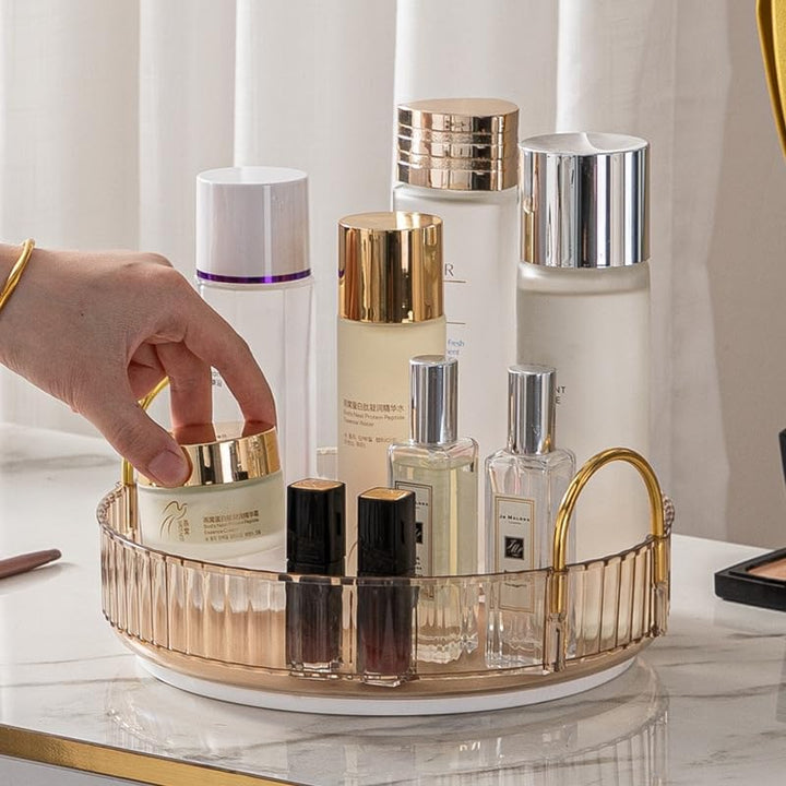 Make Up Organizer, 360° Drehbar Kosmetik Organizer, Beauty Organizer, Hautpflege Organizer für Badez