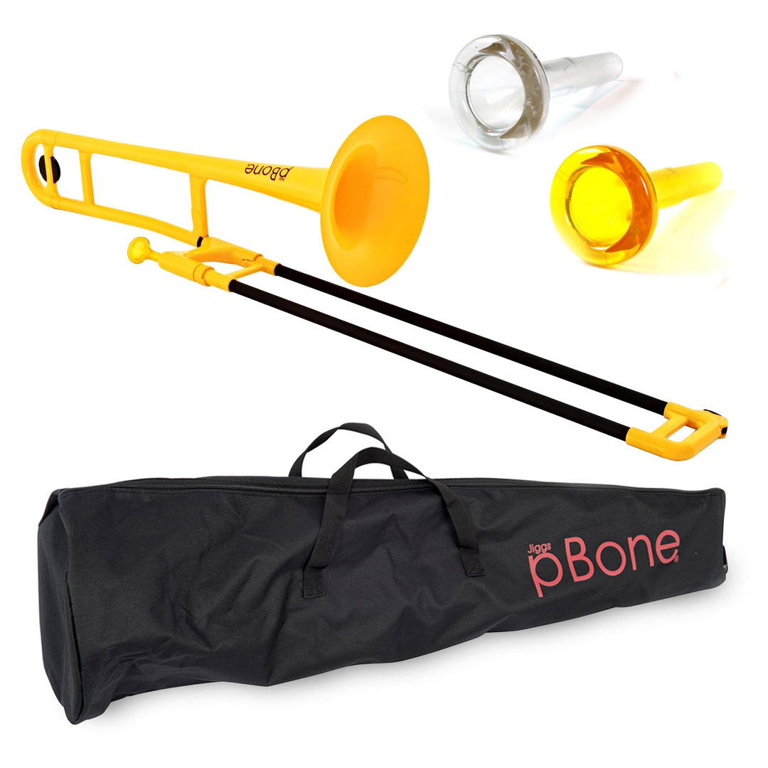 pBone Posaune, ABS-Kunststoff Posaune (Fiberglas Zugrohre, 8" Schallstück, 12,7 mm Bohrung, Kunststo