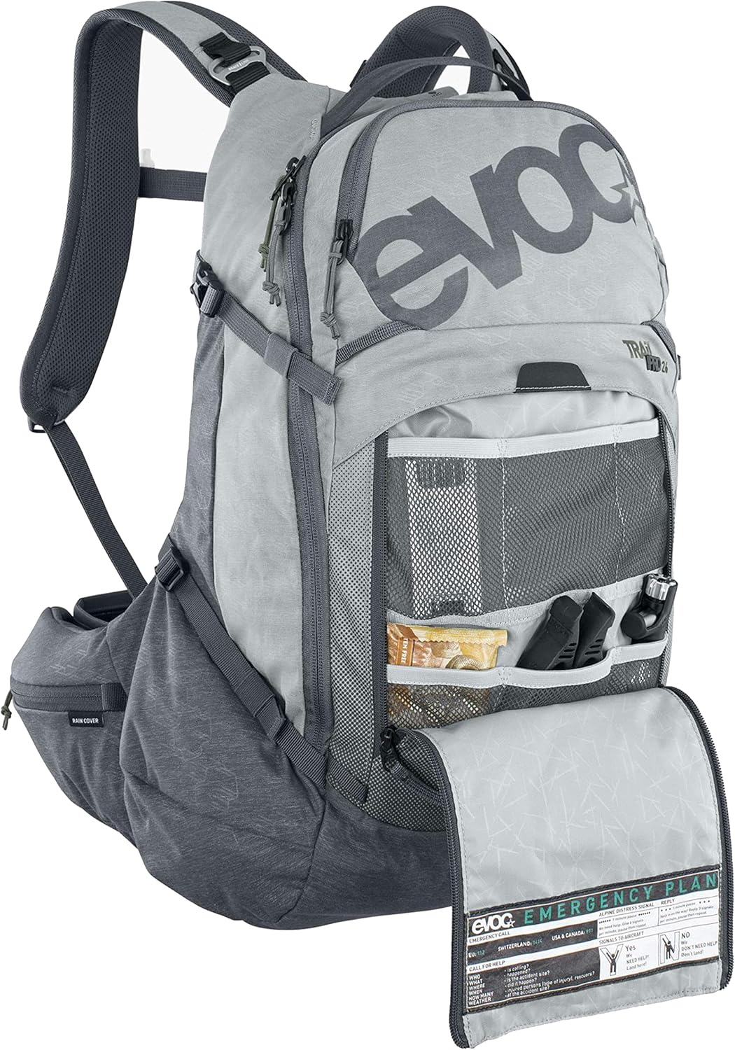 EVOC TRAIL PRO 16l Protektor Rucksack für Tagestouren & Trailriding, Fahrradrucksack (Backpack mit L
