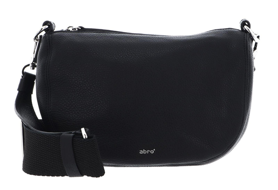 Abro Leather Dalia Crossbodybag Mina Black/Nickel