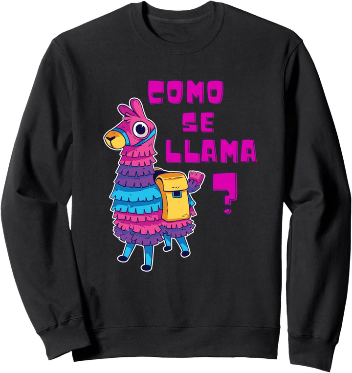 Funny Llama Piñata Party Spanish Pun Cinco de Mayo Sweatshirt