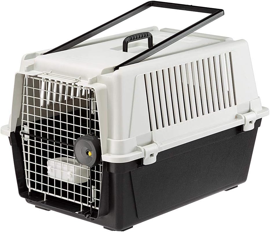 Ferplast Hundetransportbox Transportbox für mittelgrosse Hunde ATLAS 40, Reisebox für Hunde, Sicherh