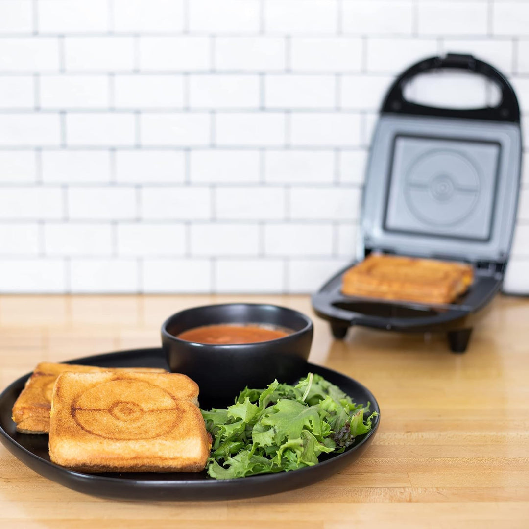 Pokémon Sandwich Maker – Toast- & Sandwich-Grill mit Pokémon-Design – Antihaft-Beschichtung, einfach