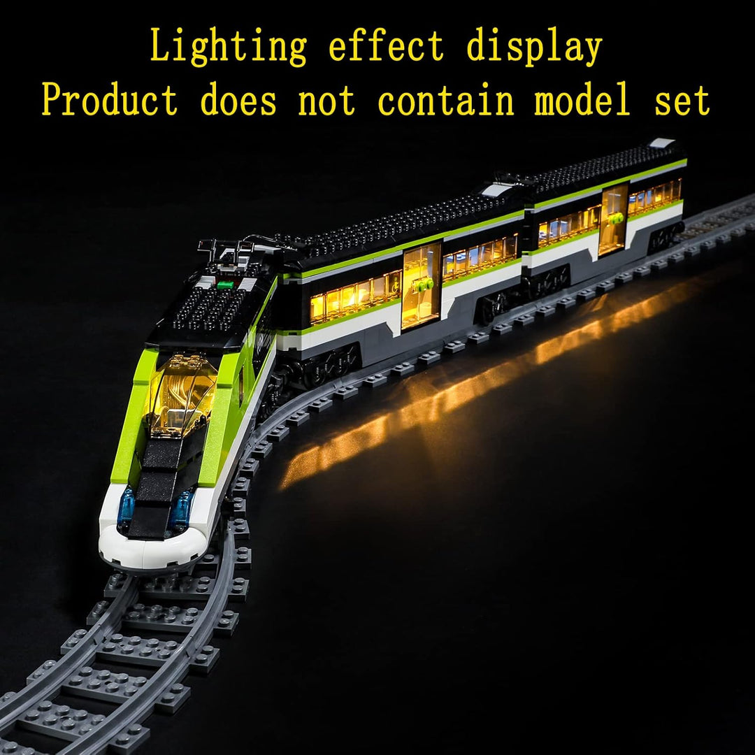 GEAMENT LED Licht-Set Kompatibel mit Lego Personen-Schnellzug (Express Passenger Train) - Beleuchtun