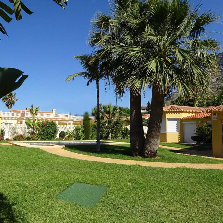 First Plast tcdp30 V-y Rahmen mit Deckel PEDONABILE aus PVC, grün, 300 x 300 mm 300 x 300 mm Grün, 3