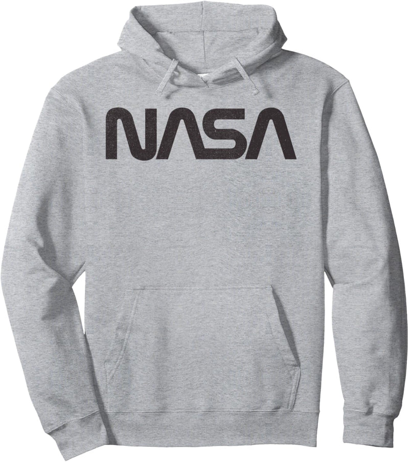 NASA Classic Simple Logo Text Pullover Hoodie