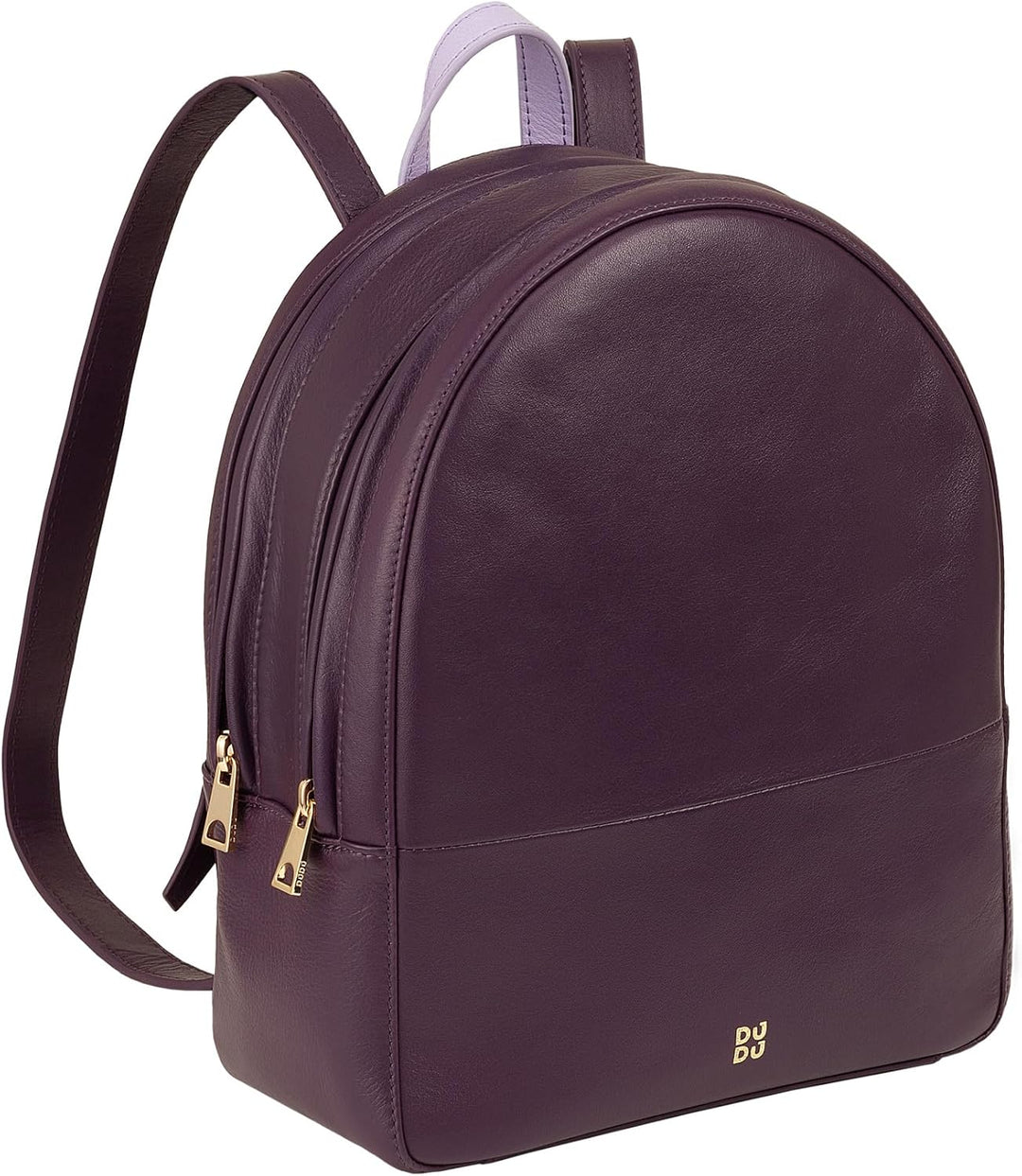 DUDU Rucksack Damen Bunt Sommerlich aus weichem Leder Rucksack Multicolor mit doppeltem Reissverschl