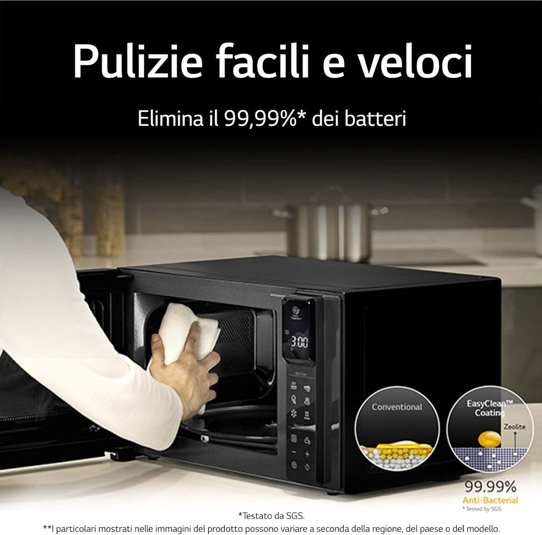 LG neochef Comptoir du Mikrowelle kombinierten 23L 1150 W schwarz – Mikrowelle (Comptoir du, kombini