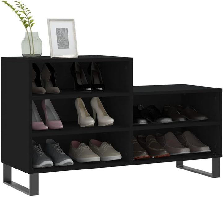 Schuhschrank/Schuhbank aus Holzwerkstoff,Metall Schuhschrank Holz Shoe Organizer Lagerschrank Platzs