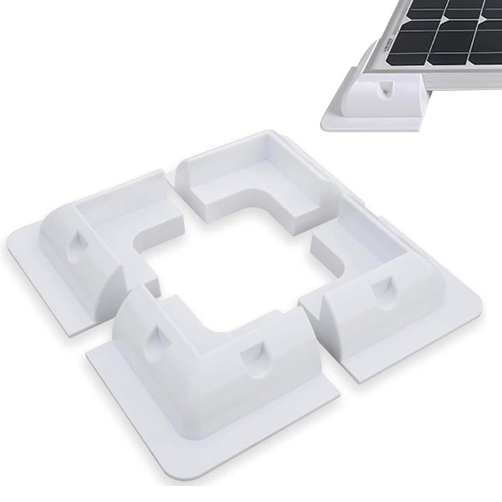 Sayhome ABS Solarmodul-Halterungen 4pcs, Solar ABS Montage Set, Ideal für Wohnmobile Caraven Boot (E