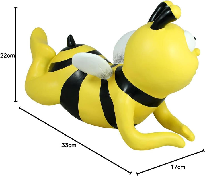 colourliving Bienen Figur fliegend 33 cm Bienen Deko Bienen Gartenfigur Biene
