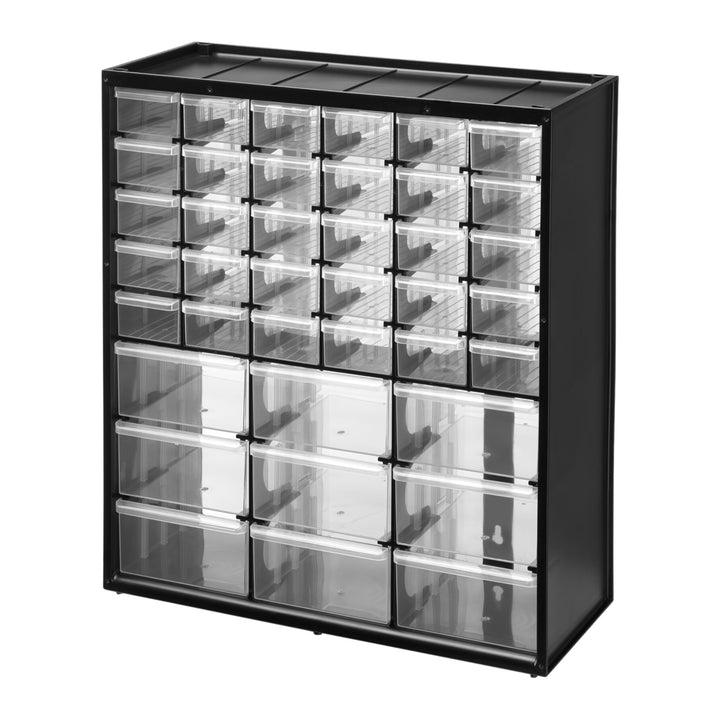 Stanley Aufbewahrungsbox (mit 39 Schubfächern, Masse 36.5 x 43.5 x 15.5 cm, geeignet für Wandmontage