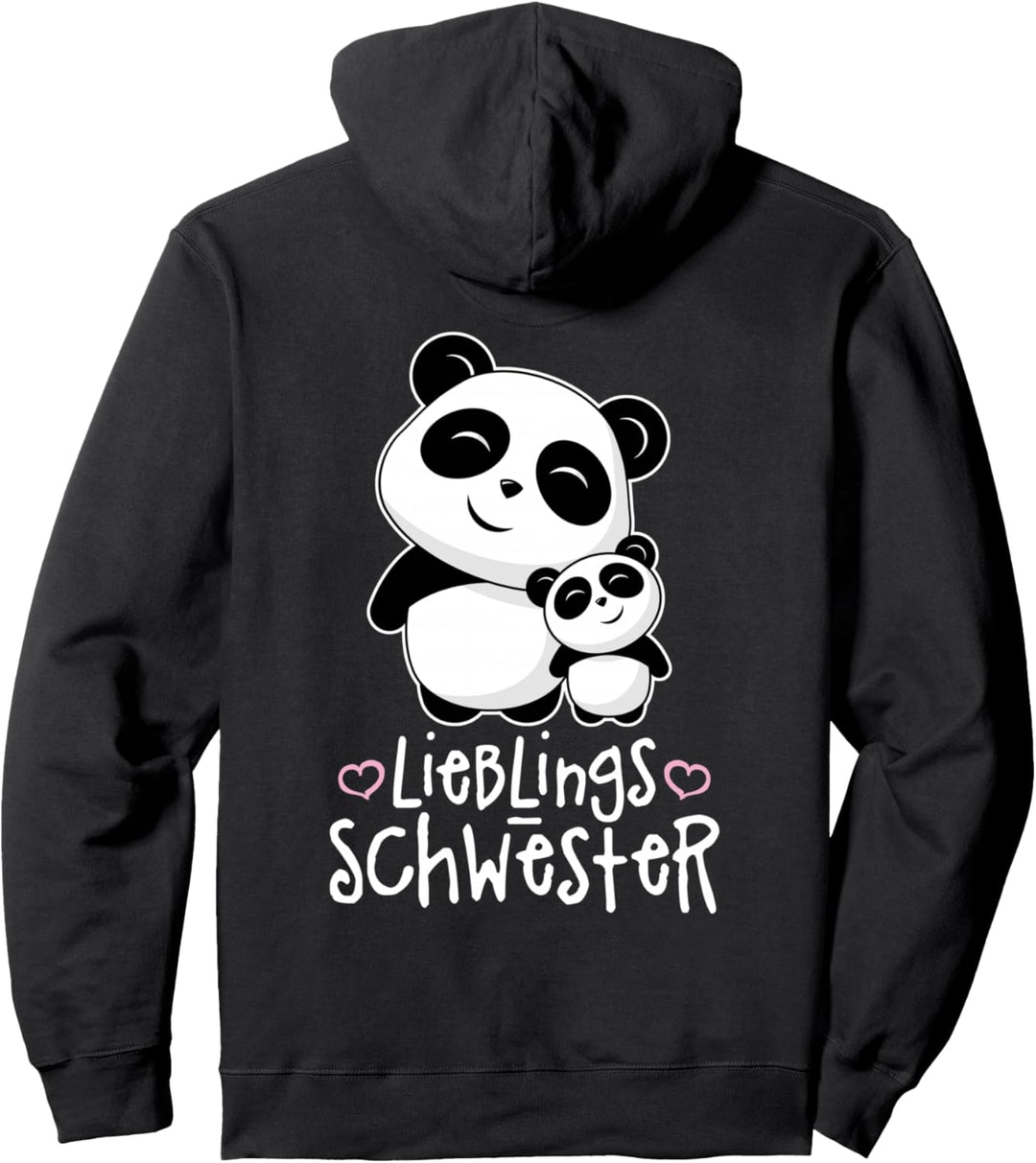 Lieblingsschwester - Schwestern Kawaii Panda Pandas Geschenk Pullover Hoodie