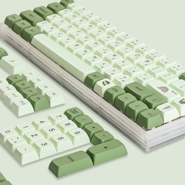 GTSP XDA Profile Japanische Tastenkappen 60 Prozent PBT 122 Tastenkappen Set für Cherry MX Covers Te