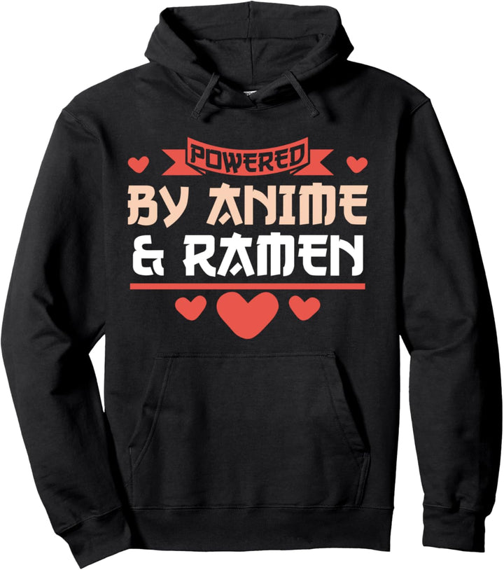 Präsentiert von Anime & Ramen Anime Pullover Hoodie