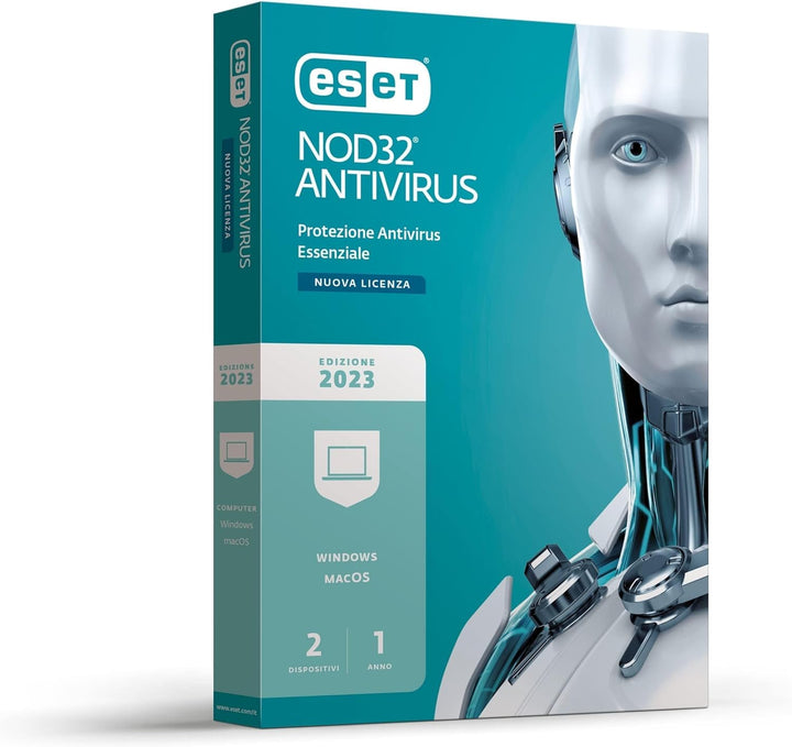 ESET NOD32 Antivirus 2 Users 1Y New 106T21Y-N