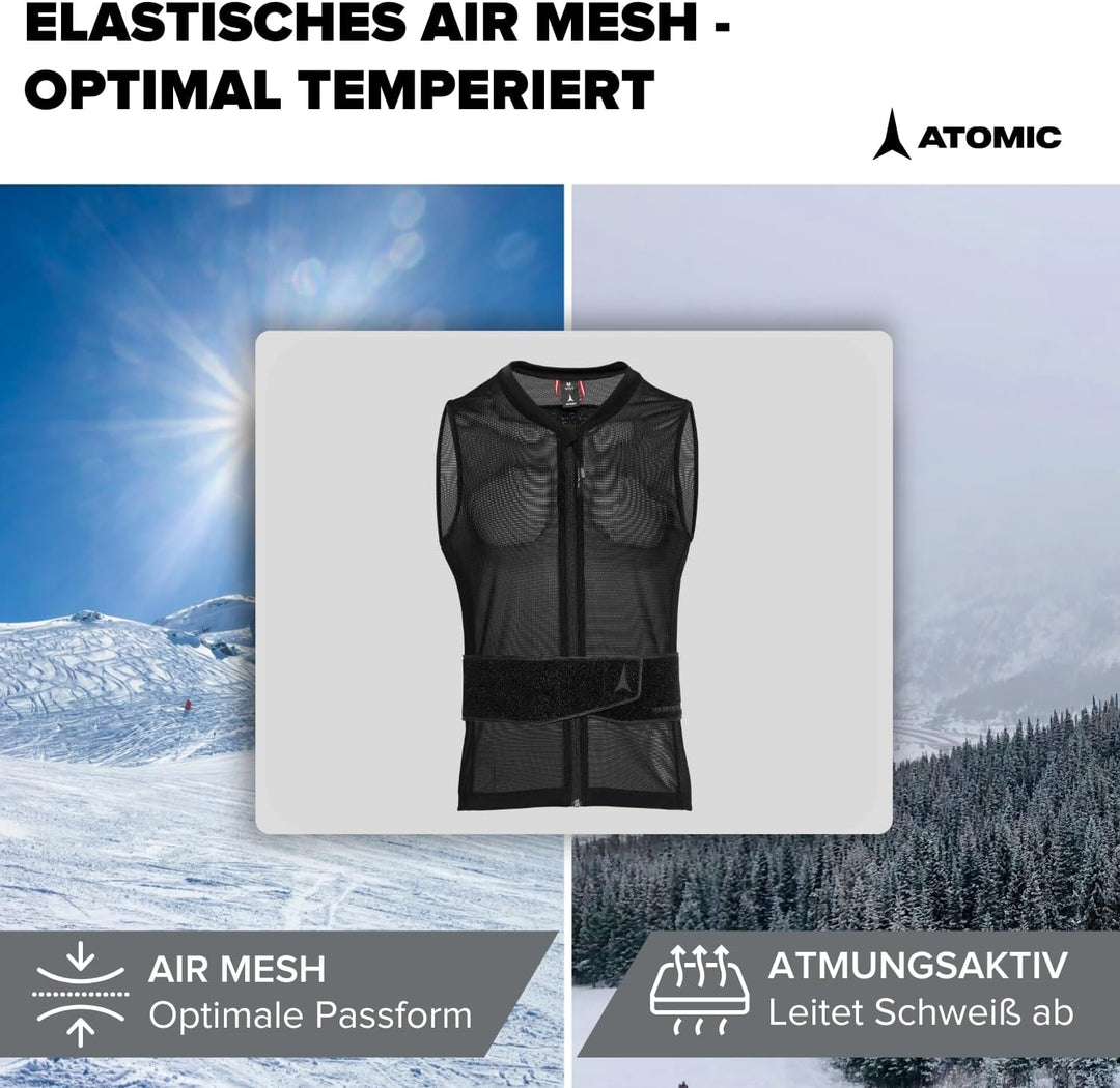 Atomic Live Shield AMID Lite Vest M I Herren-Protektorenweste mit AMID-Technologie für maximalen Sch