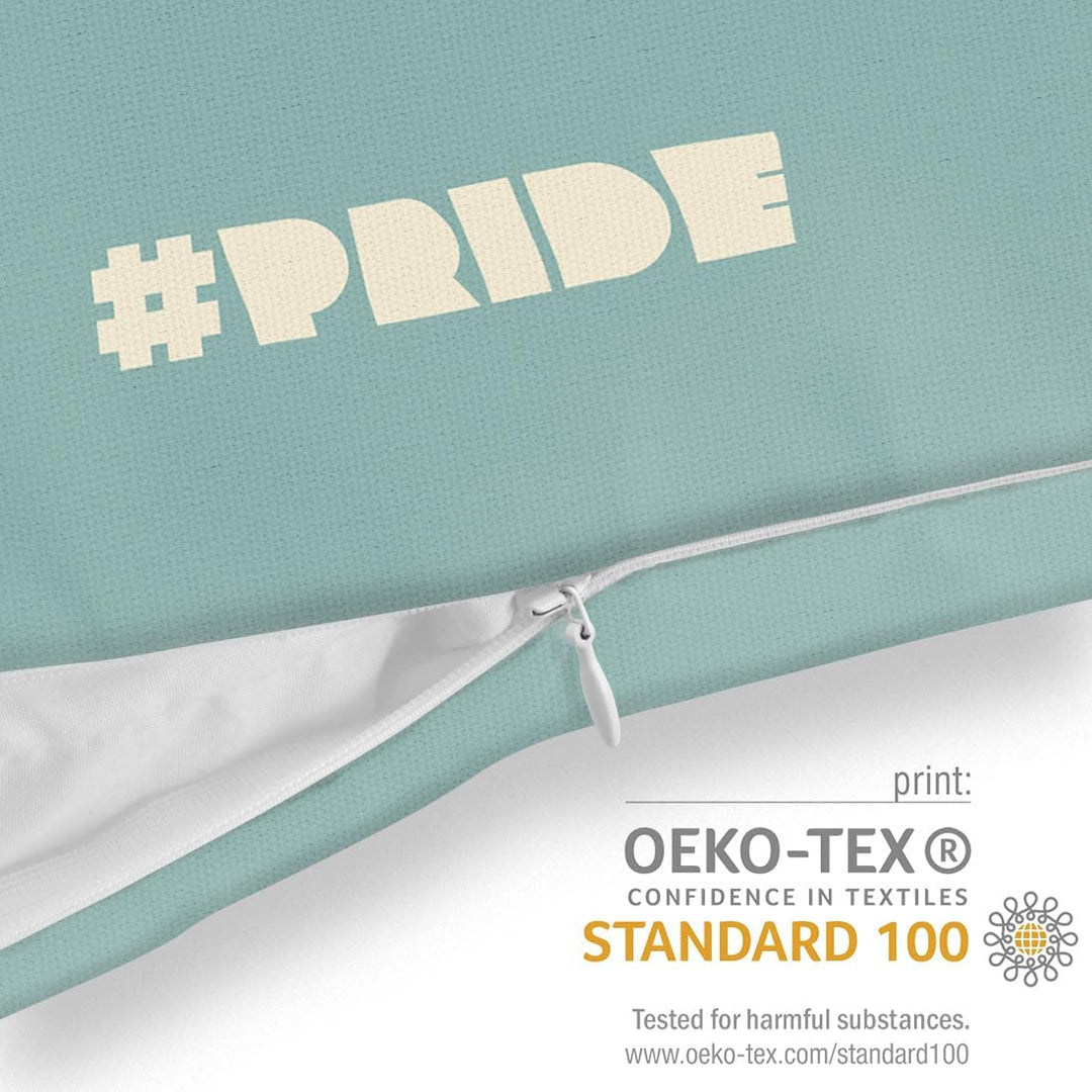 VOID Rainbow World LGBTQ Kissenbezug Kissenhülle Polyester wasserfest Outdoor Indoor, Kissen Grösse: