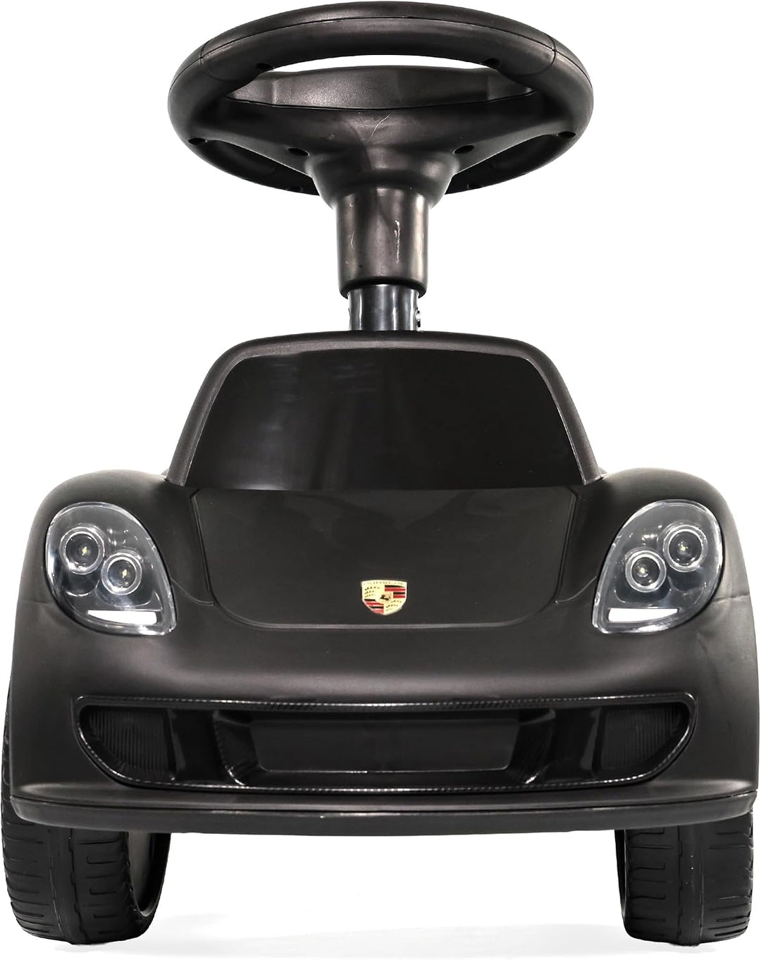 Lemodo, Porsche Carrera GT Rutschauto lizenziert schwarz, ab 18 Monaten, Kinderfahrzeug mit Scheinwe