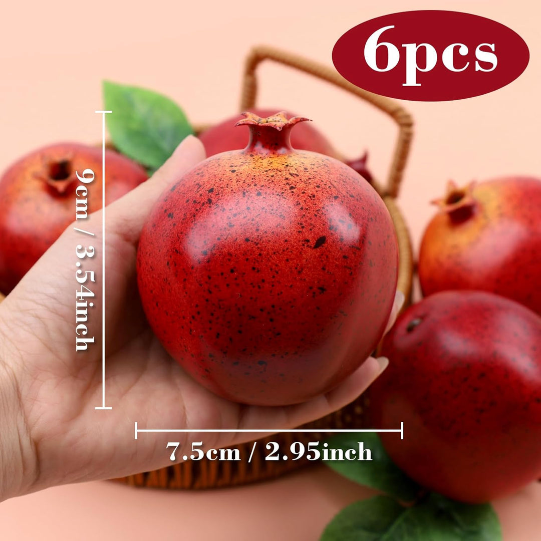 Künstliche Granatapfel-Dekoration, lebensechte realistische Simulation, künstliche Früchte, Schrank,