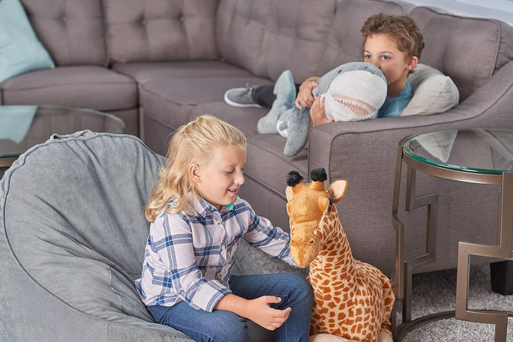 Wild Republic 20718 Jumbo Plüsch Giraffe, grosses Kuscheltier, Plüschtier, Cuddlekins, 76 cm, Giraff