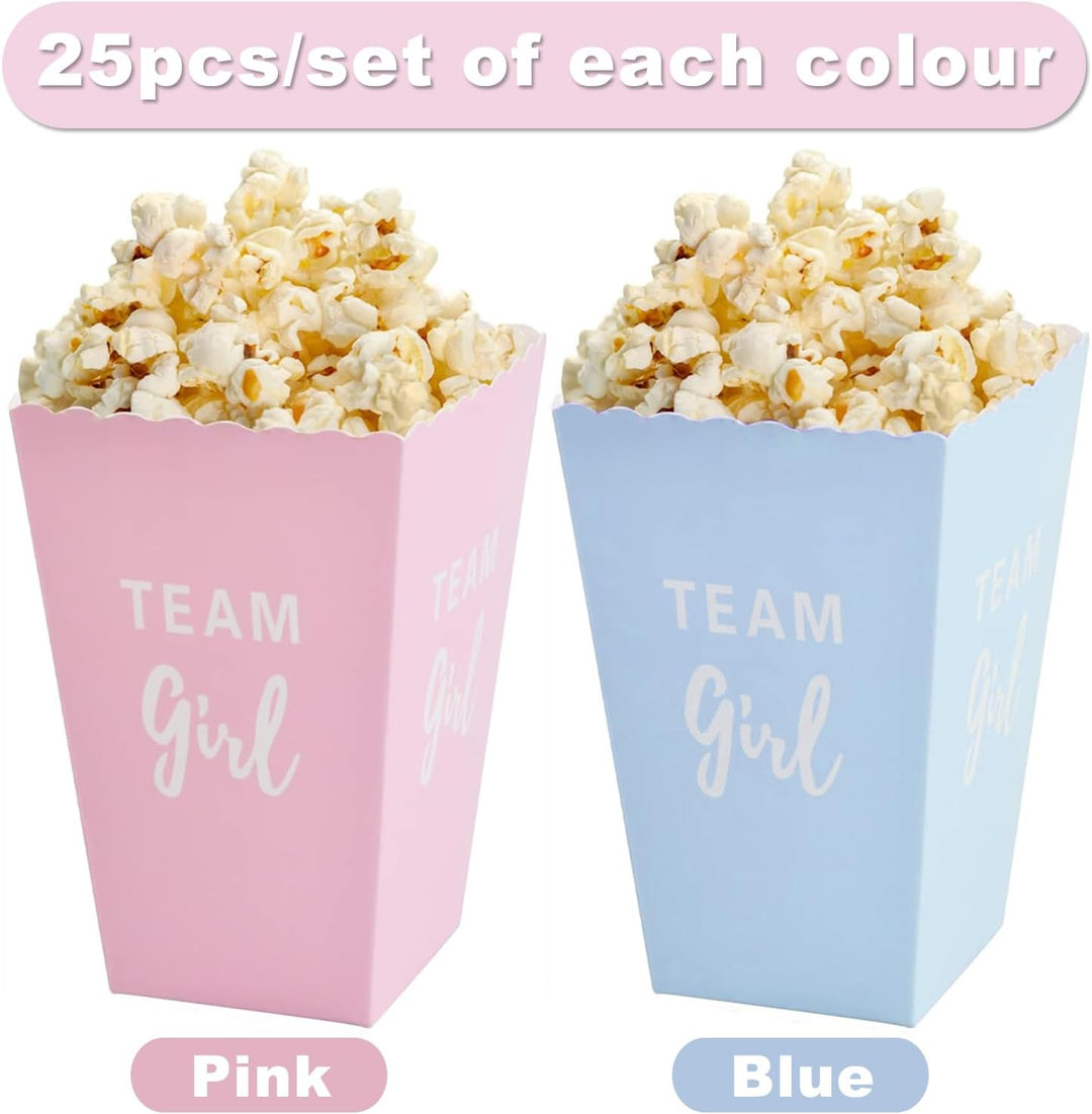 50 Stücke Popcorn-Boxen, Klein Tüten Candy Bar Box, Popcorn Container, Popcorntüten, Candy Container