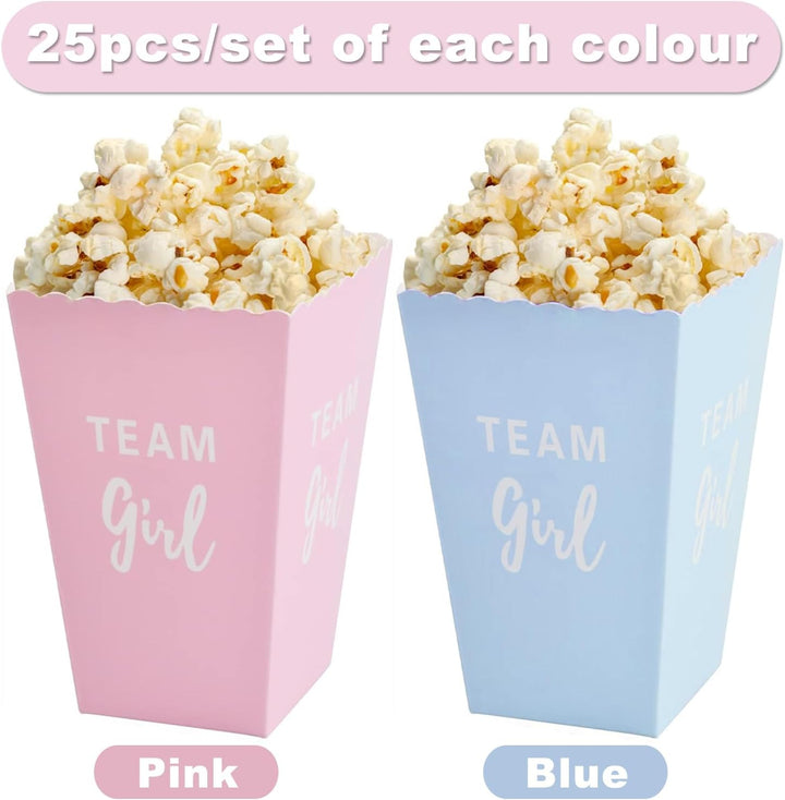 50 Stücke Popcorn-Boxen, Klein Tüten Candy Bar Box, Popcorn Container, Popcorntüten, Candy Container