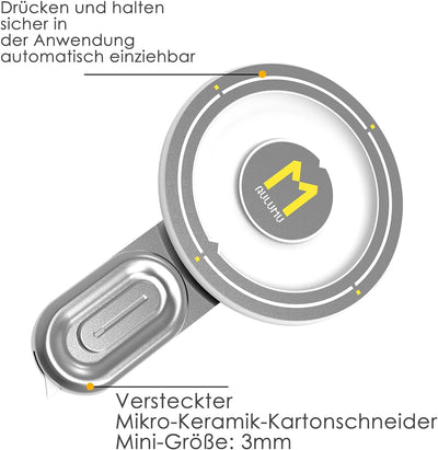 Aulumu G05 [4-in-1 MagZero] Magnetischer Telefonständer [2023 Einzigartiges Design], Abnehmbarer 360