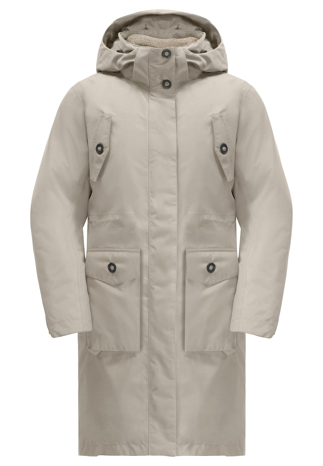 Jack Wolfskin EISWALD 3IN1 PARKA W S dusty grey, S dusty grey