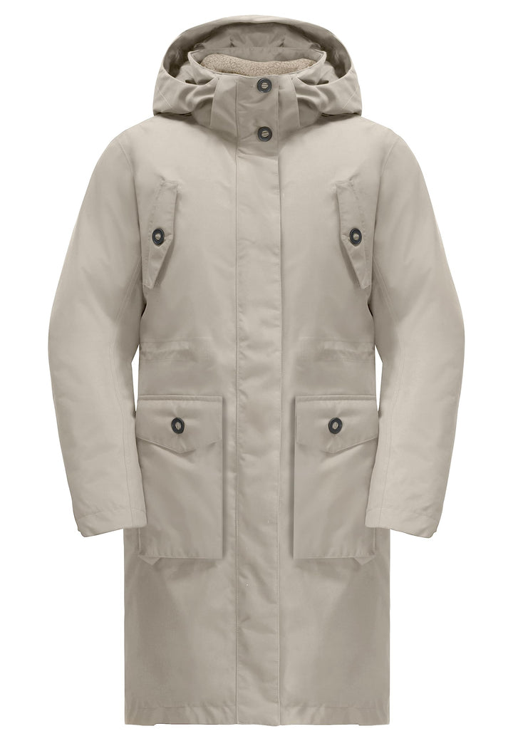 Jack Wolfskin EISWALD 3IN1 PARKA W S dusty grey, S dusty grey