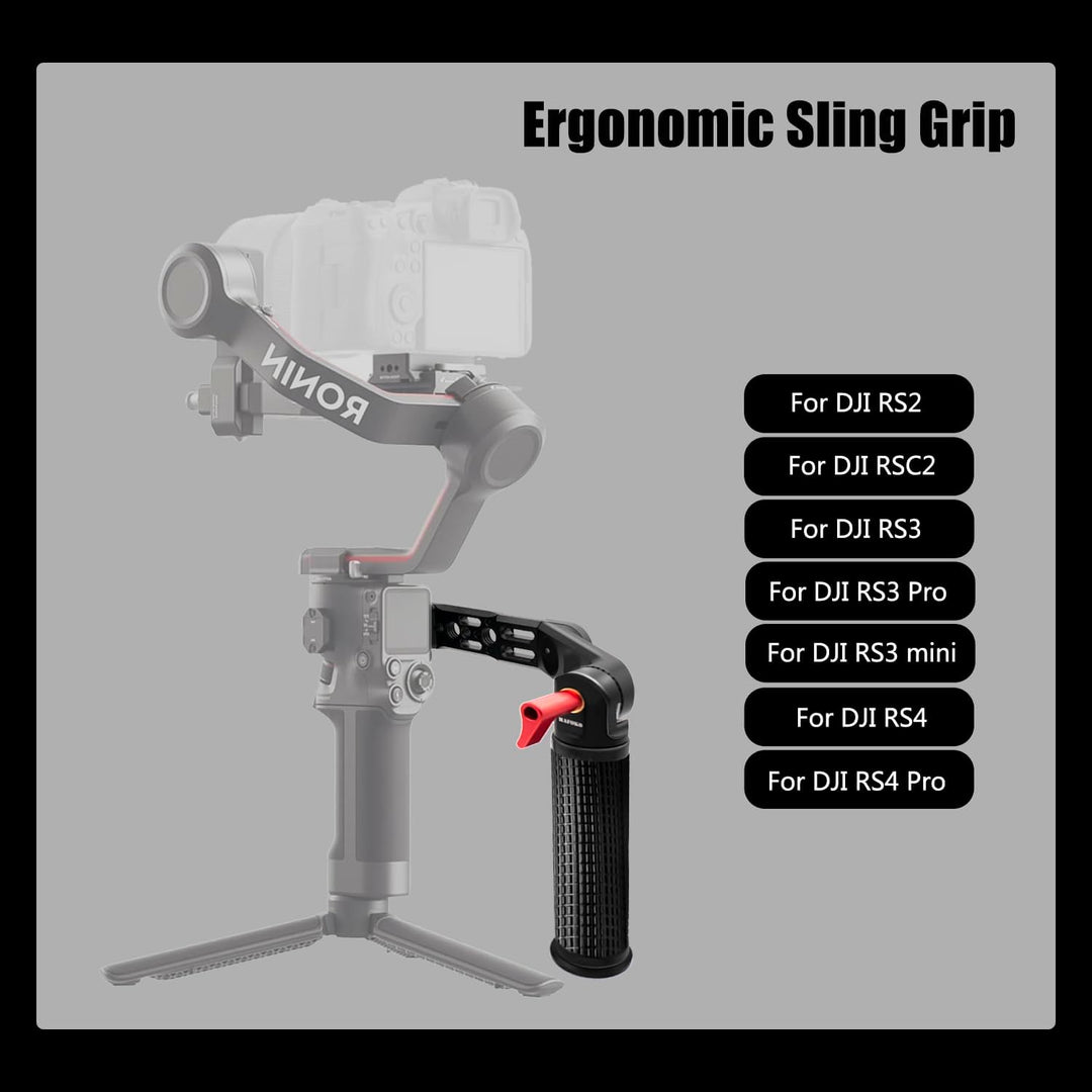 HAFOKO RS2 RS3 Gimbal Handgriff Einstellbar Handhaben Schlinge Verlängerung Halterung Handlich Alumi