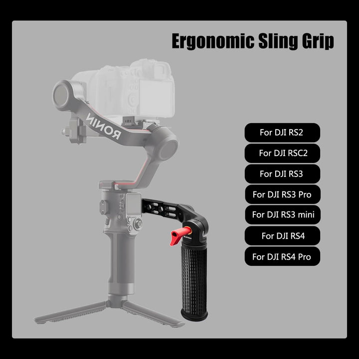 HAFOKO RS2 RS3 Gimbal Handgriff Einstellbar Handhaben Schlinge Verlängerung Halterung Handlich Alumi