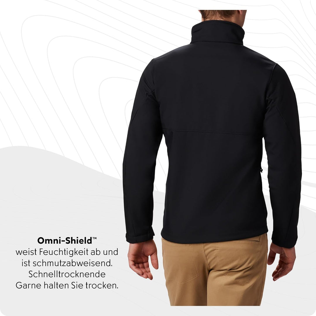 Columbia Ascender Softshell Jacket, Softshelljacke für Herren Fall Winter 2024/2025 S Black - 007, F
