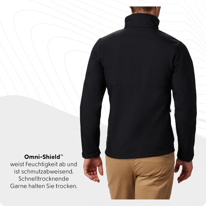 Columbia Ascender Softshell Jacket, Softshelljacke für Herren Fall Winter 2024/2025 S Black - 007, F