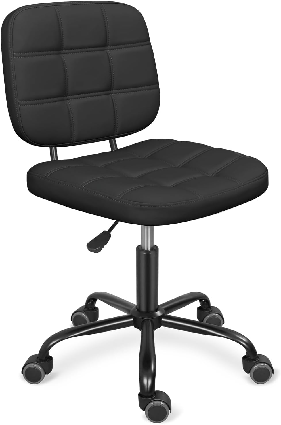 Leader Accessories Schreibtischstuhl höhenverstellbarer Bürostuhl ergonomischer Drehstuhl ohne Armle