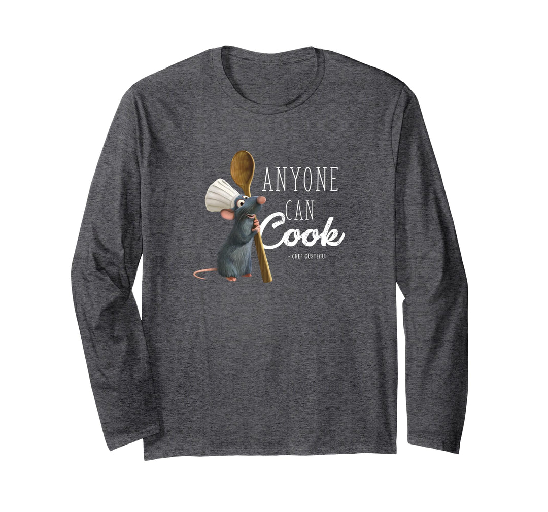 Disney Pixar Ratatouille Remy Jeder Kann Kochen Langarmshirt