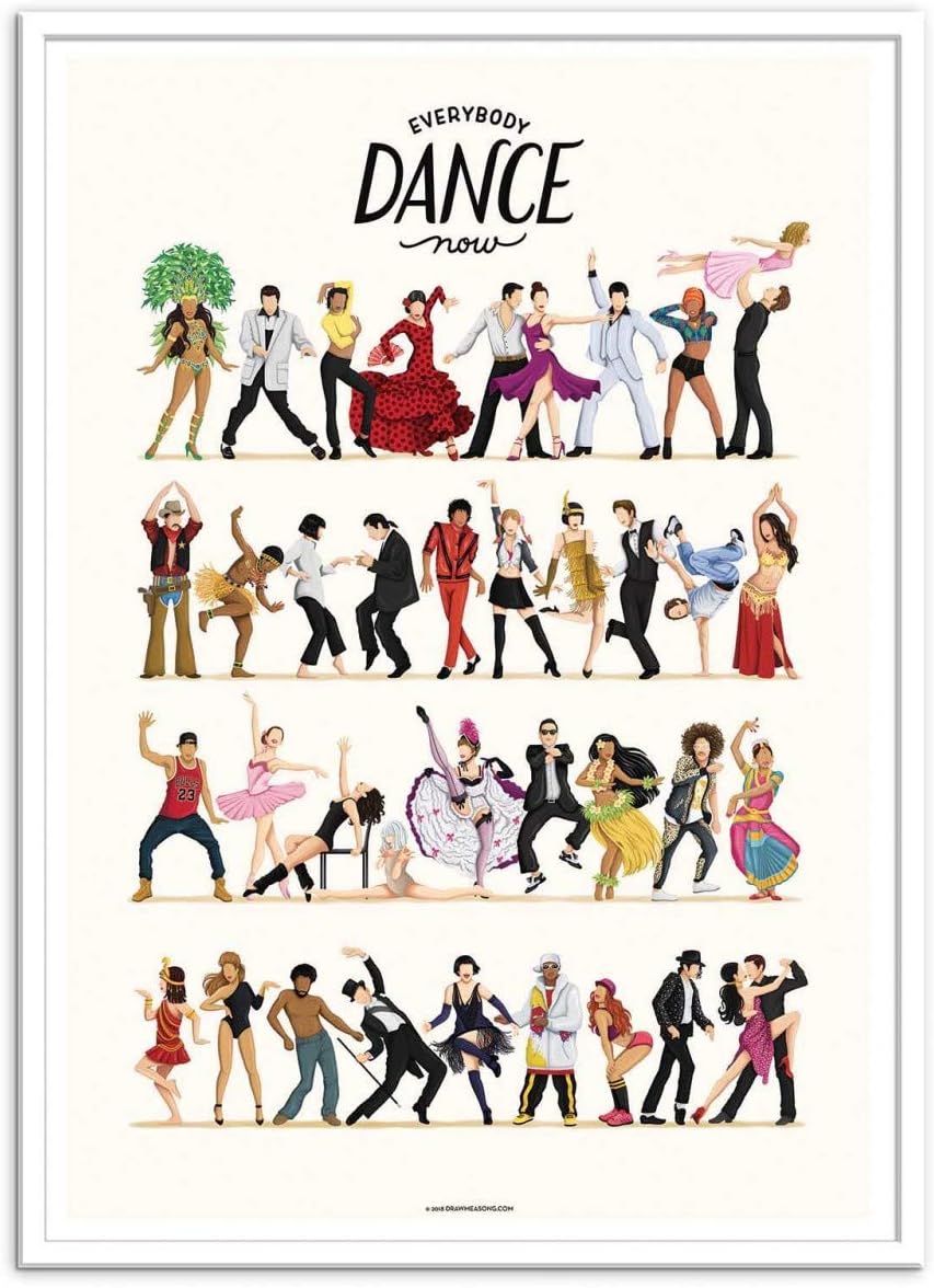 Wall Editions Art-Poster - Everybody Dance Now - Nour Tohme