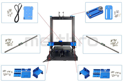 Artillery Sidewinder X1 X2 rail kit, Umbau auf MGN12 Schienen, Spanner, mit/ohne original HIWIN (X1