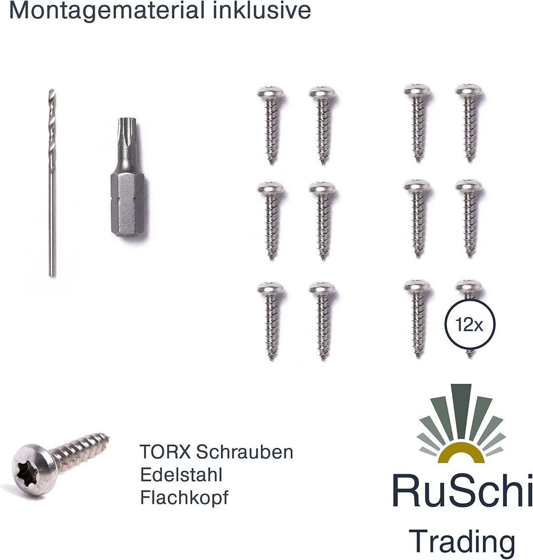 Edelstahl Spikes für Mähroboter passend für Gardena Sileno City 250 + 500 + Life aufwendig entgratet