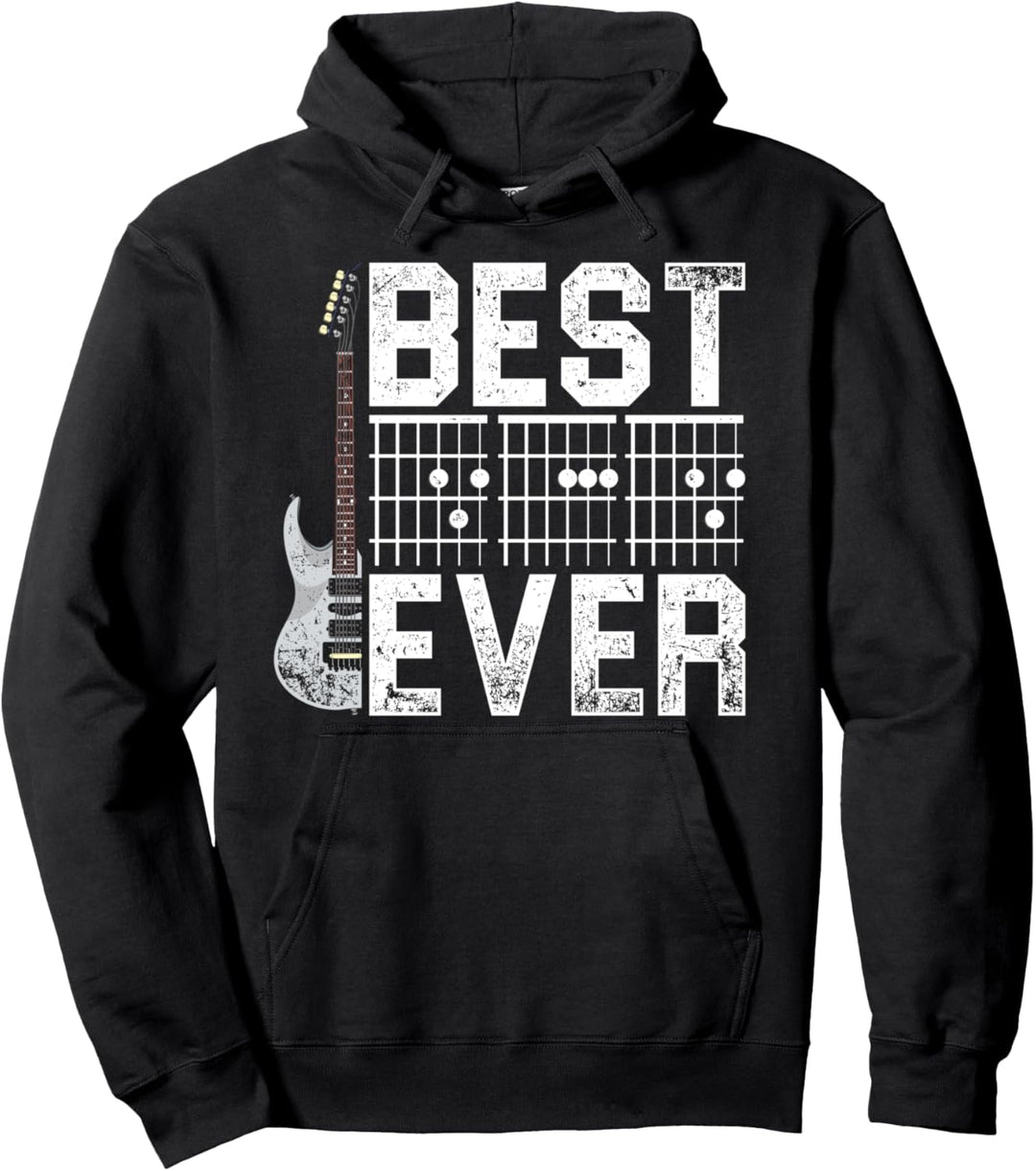 Bester Dad aller Zeiten Vatertag Geschenk DAD Gitarre Pullover Hoodie