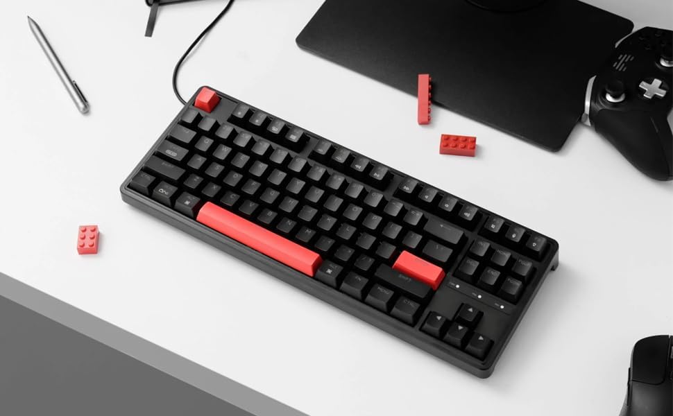 Keychron C3 Pro QMK/VIA Benutzerdefinierte Gaming-Tastatur, programmierbare 87 Tasten, TKL-Layout, r