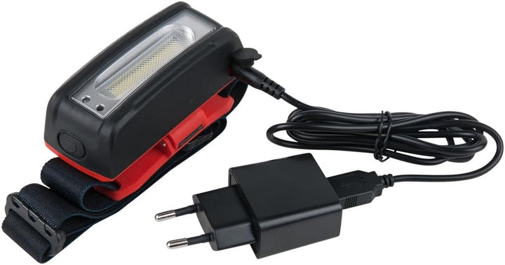 KS Tools 550.1236 STRIPE LED-Akku-Kopflampe mit Bewegungssensor, 220 Lumen