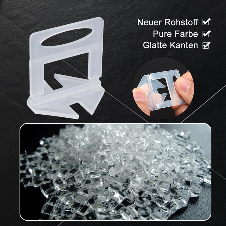 Fliesen Nivelliersystem 1.5mm Fugenbreite fliesen verlegehilfe nivelliersystem 1800 Stück Fliesenver
