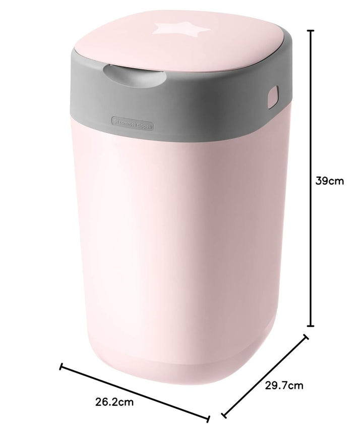 Tommee Tippee Windeleimer Twist & Click Sangenic Tec, Geruchsdichtes Windelentsorgungssystem, Inklus