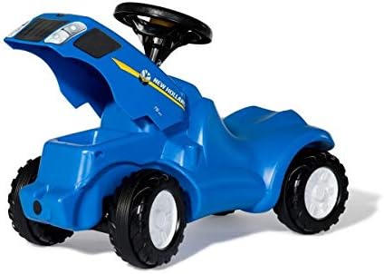 Rolly Toys rollyMinitrac NH T6010 (für Kinder von 1,5 - 4 Jahre, Ablage unter Motorhaube, Flüsterlau