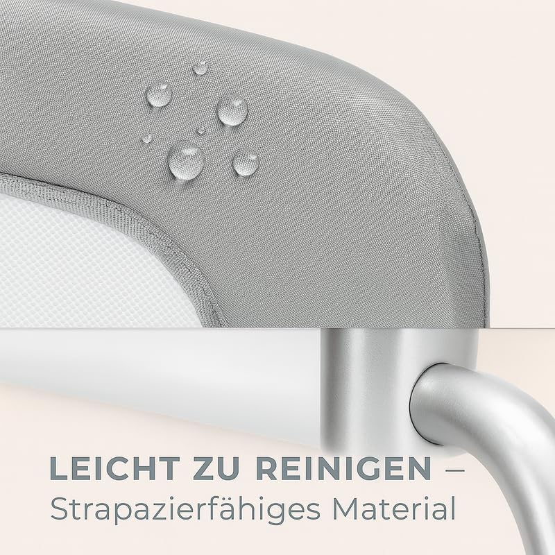 Zopa Bettgitter Monna – 155x60 cm – Faltbar & Tragbar – Für Kinder ab 18 Monaten bis 5 Jahren – Einf
