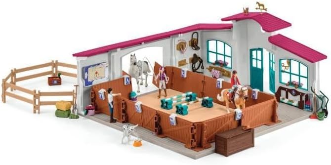 schleich 42639 Reithalle Peppertree, ab 5 Jahren, HORSE CLUB - Spielset, 179 Teile