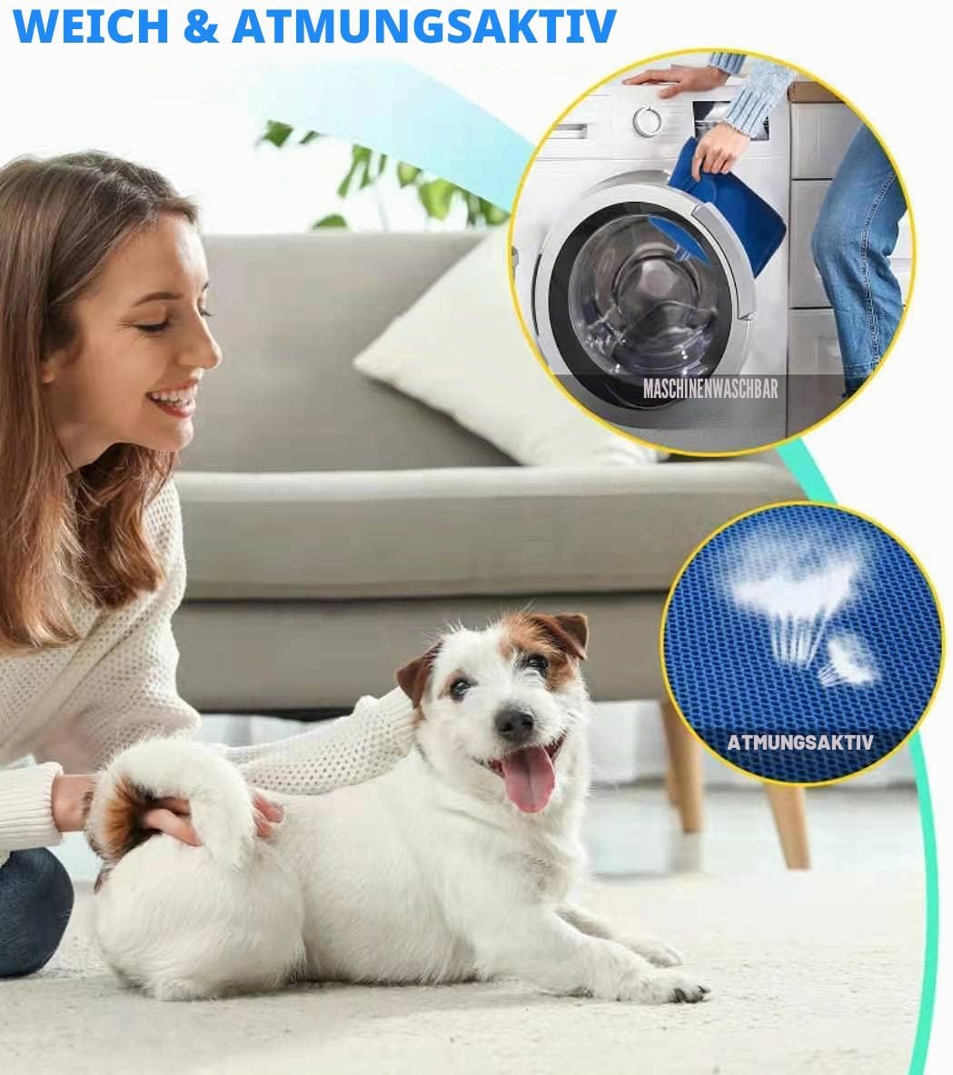Kkiimatt 10-in-1 Haustierpflege-Hängemattengeschirr mit Nagelknipser/Trimmer, Nagelfeile, Kamm, Hund